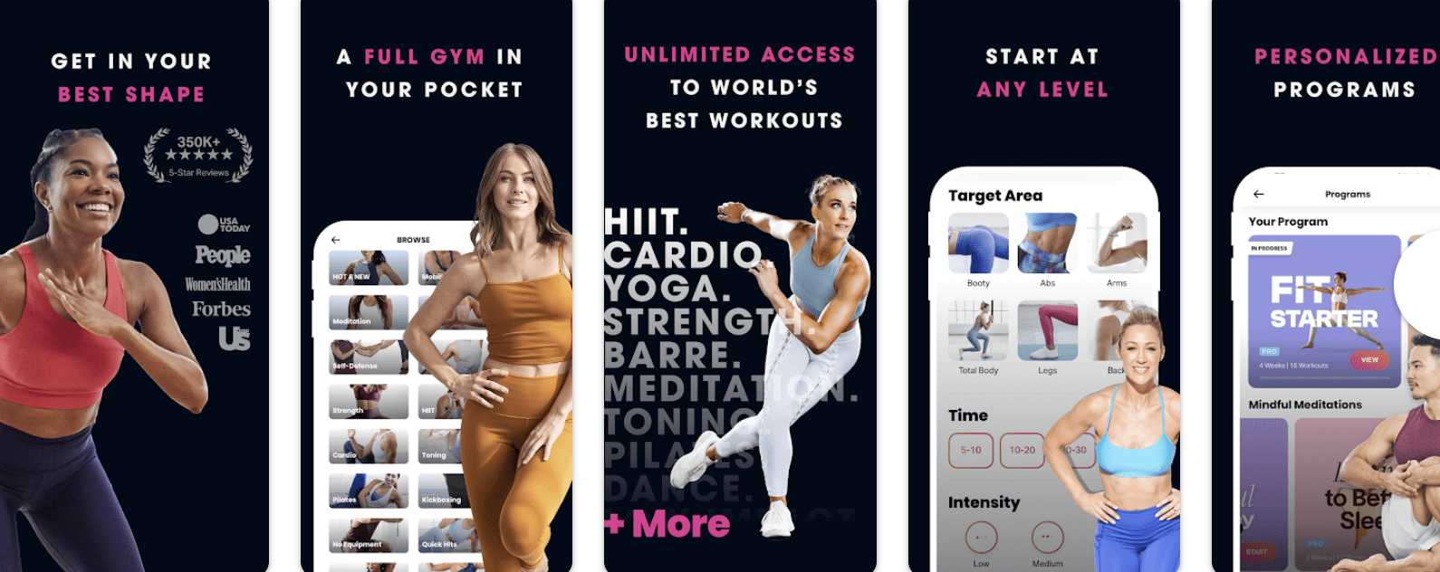 FitOn - top fitness apps for android and iphone